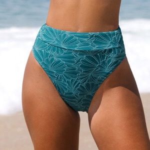 Flourishing Floral Cheeky High Waist Bikini Bottom